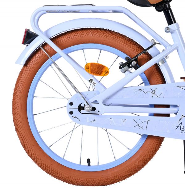 Volare Ashley Kinderfiets - Meisjes - 18 inch - Pastel Blauw - Twee handremmen