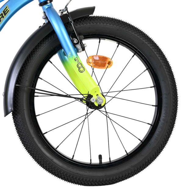 Volare Thombike Kinderfiets - Jongens - 18 inch - Blauw Geel