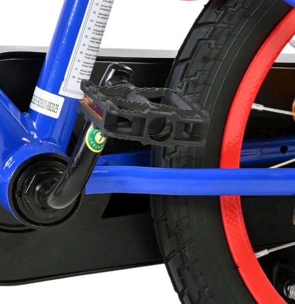 Sonic Prime Kinderfiets - Jongens - 14 inch - Blauw Rood