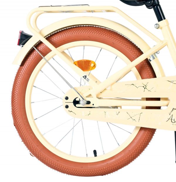 Volare Ashley Kinderfiets - Meisjes - 18 inch - Creme