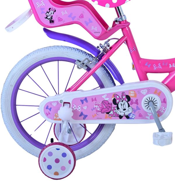 Minnie Cutest Ever! Kinderfiets - Meisjes - 16 inch - Roze - Twee handremmen