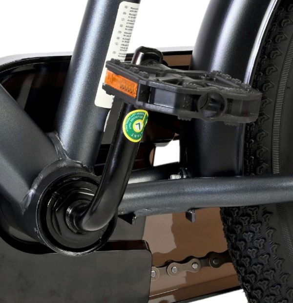 Volare Thombike Kinderfiets - Jongens - 16 inch - Oranje Grijs