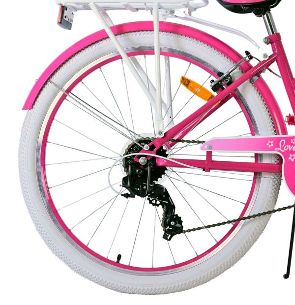 Volare Lovely Kinderfiets - Meisjes - 26 inch - Roze - 7 speed