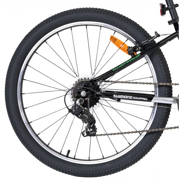 Volare Boost Kinderfiets - 24 inch - Zilver/Groen - 21 Speed