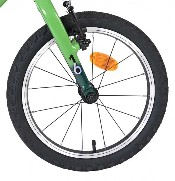Volare Venom Kinderfiets - Jongens - 16 inch - Groen - Twee Handremmen