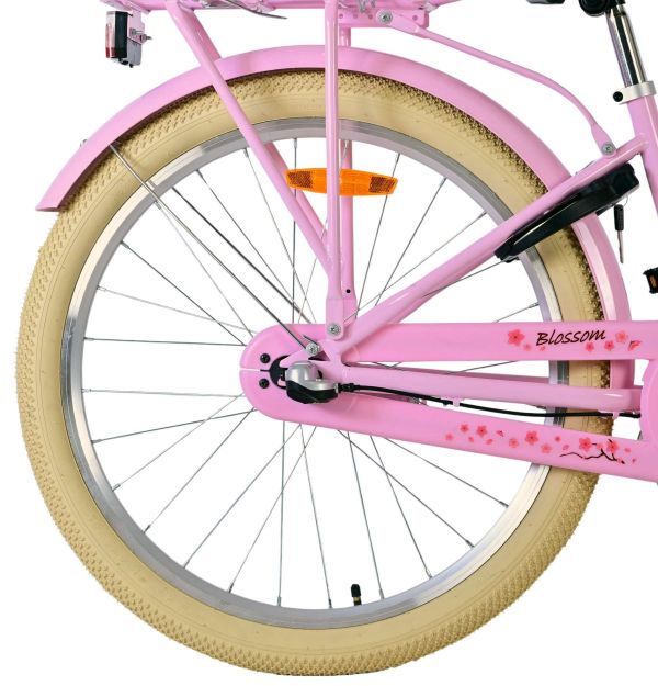 Volare Blossom Kinderfiets - Meisjes - 24 inch - Roze - Shimano Nexus 3