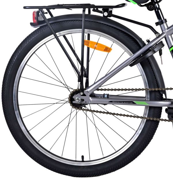 Volare Cross Kinderfiets - Jongens - 24 inch - donker Grijs Volare Cross Kinderfiets - Jongens - 24 inch - donker Grijs