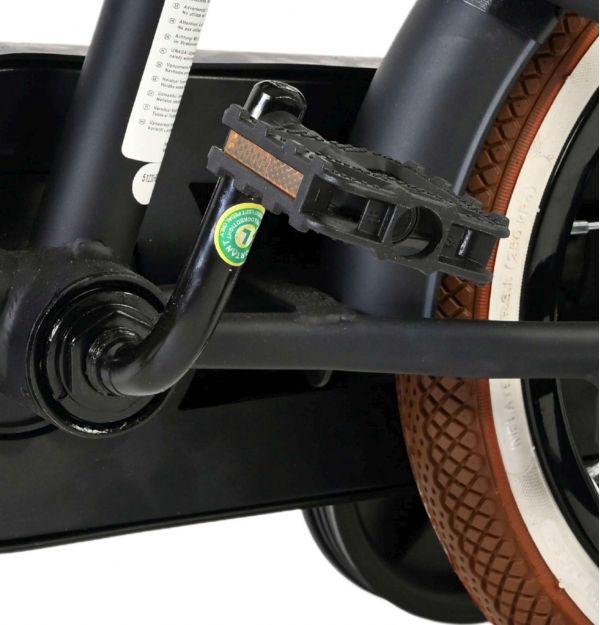 Volare Black Cruiser Kinderfiets - Jongens - 12 inch - Zwart