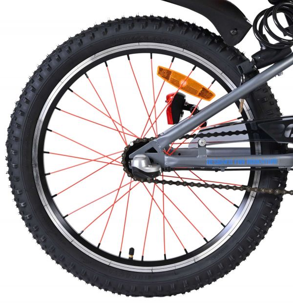 Volare Rocky Kinderfiets - 20 inch - 3 speed - Blauw/Grijs