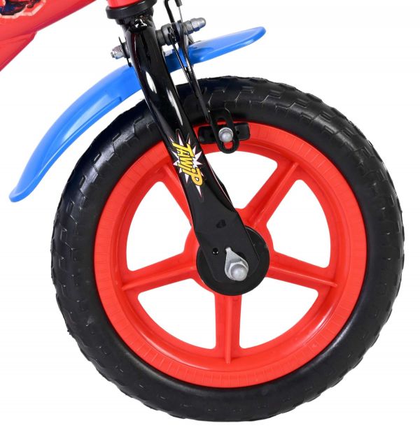 Spider-Man Kinderfiets - Jongens - Mag Wheels - 12 inch - Rood