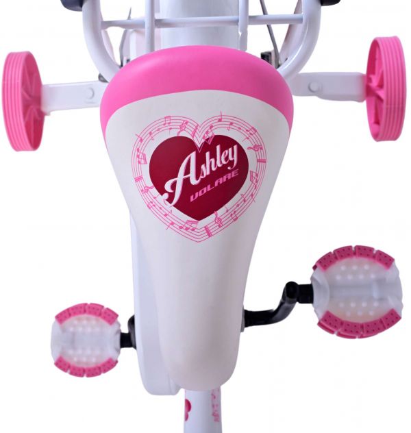 Volare Ashley Kinderfiets - Meisjes - 14 inch - Wit Volare Ashley Kinderfiets - Meisjes - 14 inch - Wit