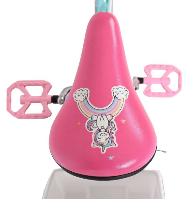 Volare Unicorn Kinderfiets - Meisjes - 16 inch - Groen - Twee Handremmen