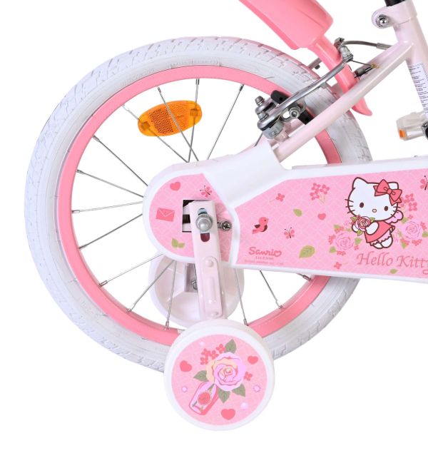 Hello Kitty Kinderfiets - Meisjes - 16 inch - Roze - Twee Handremmen