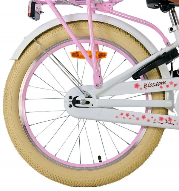 Volare Blossom Kinderfiets - Meisjes - 20 inch - Wit