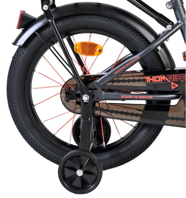 Volare Thombike Kinderfiets - Jongens - 16 inch - Oranje Grijs