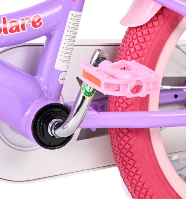 Volare Unicorn Kinderfiets - Meisjes - 14 inch - Paars