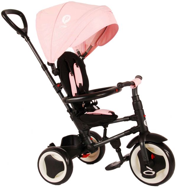 QPlay Driewieler Rito 3 in 1 -  Meisjes - Roze - Deluxe