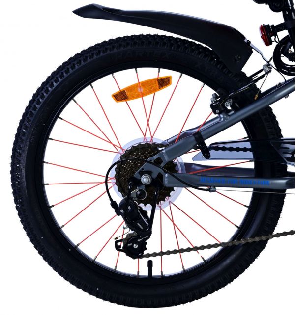 Volare Rocky Kinderfiets - 20 inch - 7 speed - Blauw Volare Rocky Kinderfiets - 20 inch - 7 speed - Blauw