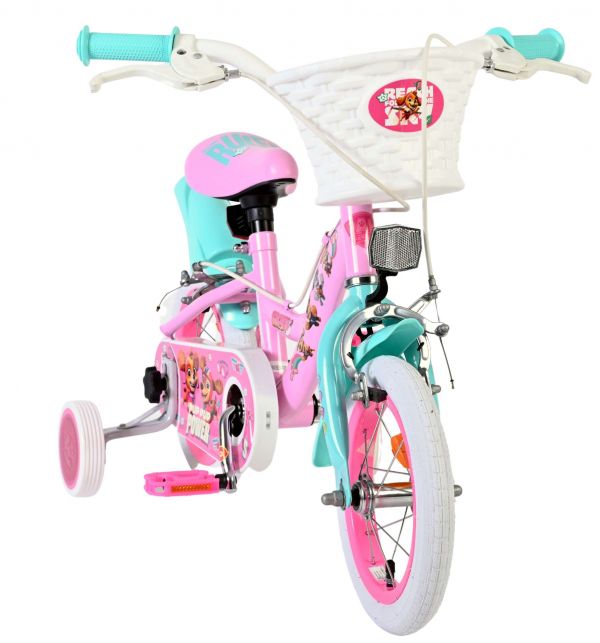 Paw Patrol Kinderfiets - Meisjes - 12 inch - Roze - Twee handremmen