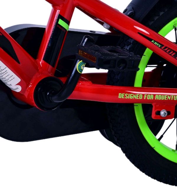 Volare Rocky Kinderfiets - Jongens - 12 inch - Rood - Twee handremmen