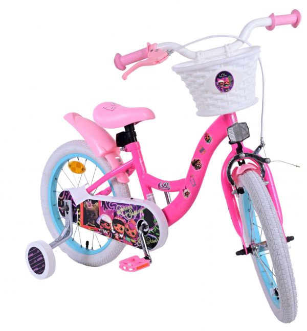 Dolls Kinderfiets - Meisjes - 16 inch - Roze