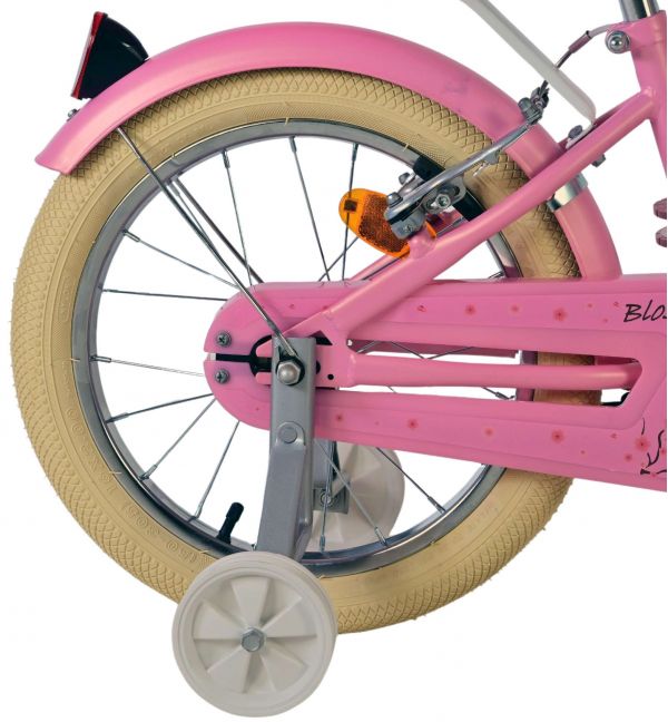 Volare Blossom Kinderfiets - Meisjes - 16 inch - Roze - Twee Handremmen