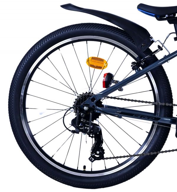 Volare XC Race Kinderfiets - 24 inch - Blauw Grijs - 21 versnellingen