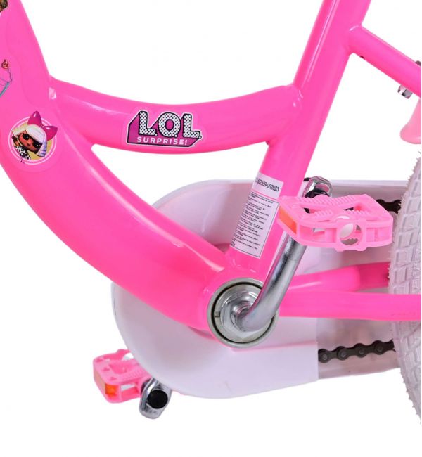 Dolls Kinderfiets - Meisjes - 16 inch - Roze