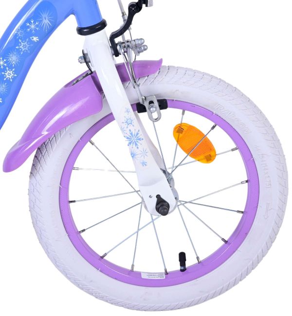 Disney Frozen 2 Kinderfiets - Meisjes - 14 inch - Blauw/Paars