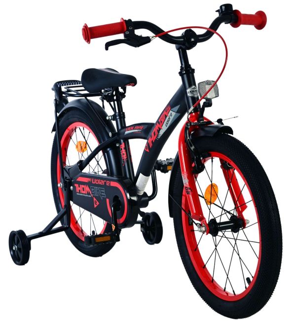 Volare Thombike Kinderfiets - Jongens - 18 inch - Zwart Rood