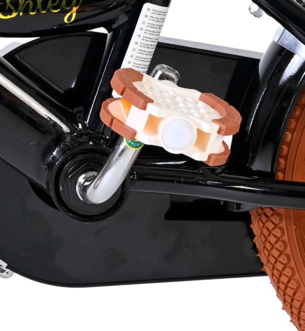 Volare Ashley Kinderfiets - Meisjes - 12 inch - Zwart