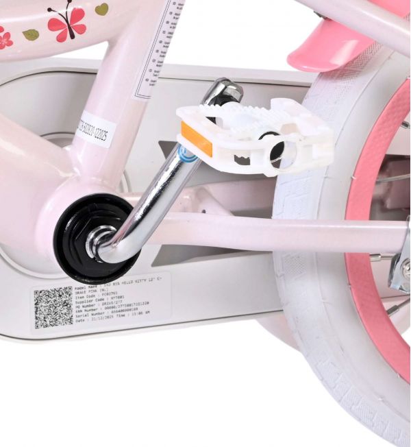Hello Kitty Kinderfiets - Meisjes - 12 inch - Roze