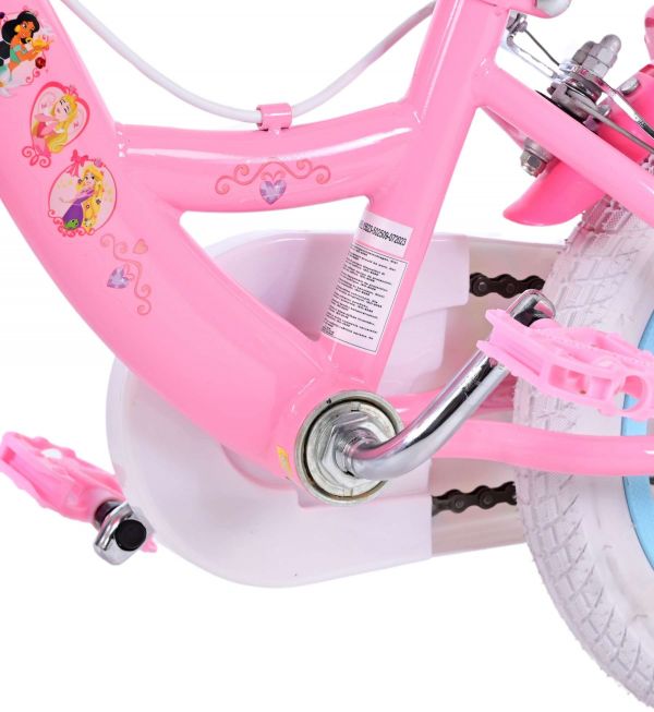 Magic Royals Kinderfiets - Meisjes - 12 inch - Roze - Twee Handremmen