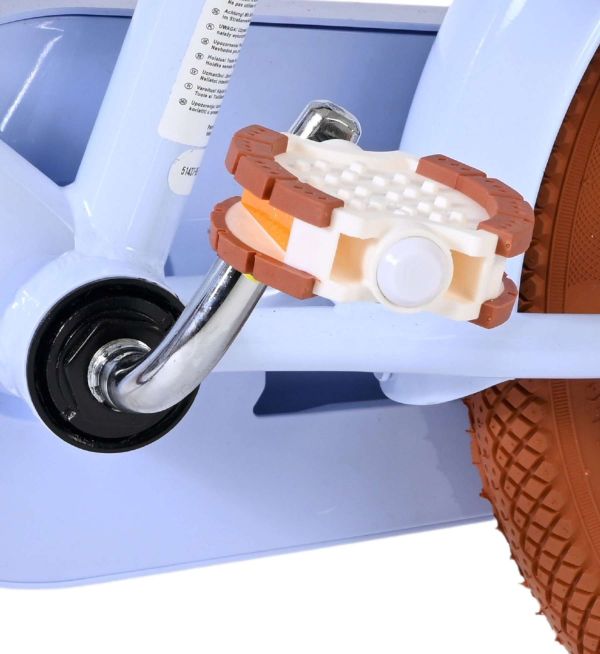 Volare Ashley Kinderfiets - Meisjes - 14 inch - Pastel Blauw