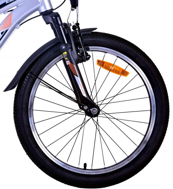 Volare Cross Kinderfiets - Jongens - 20 inch - Zilver - 6 versnellingen Volare Cross Kinderfiets - Jongens - 20 inch - Zilver - 6 versnellingen