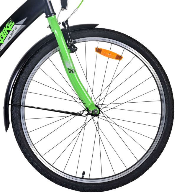 Volare Thombike Kinderfiets - Jongens - 26 inch - Zwart Groen Volare Thombike Kinderfiets - Jongens - 26 inch - Zwart Groen