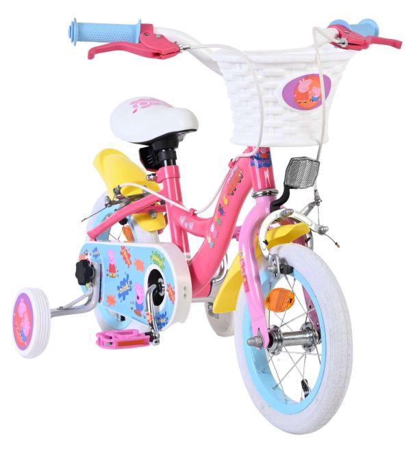 Peppa Pig Kinderfiets - Meisjes - 12 inch - Roze - Twee handremmen