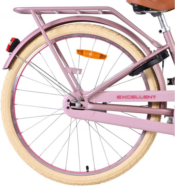 Volare Excellent Kinderfiets - Meisjes - 24 inch - Mat Roze