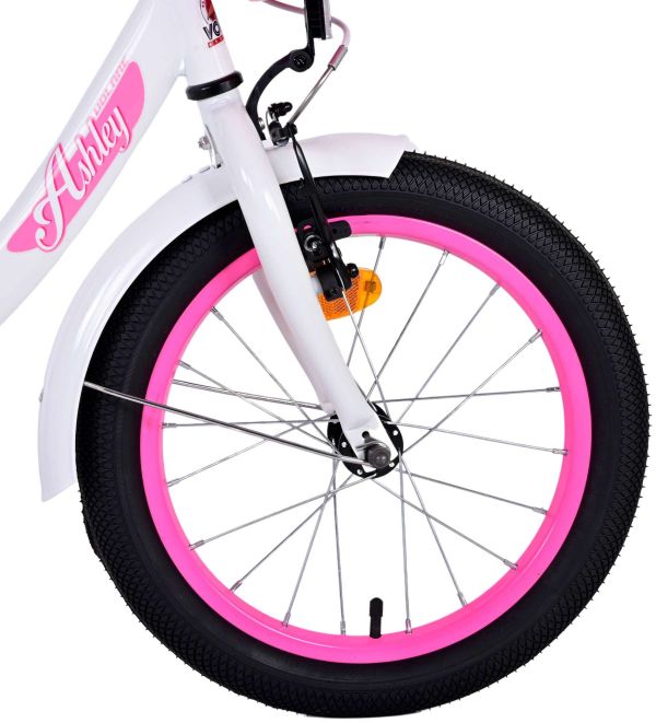 Volare Ashley Kinderfiets - Meisjes - 16 inch - Wit Volare Ashley Kinderfiets - Meisjes - 16 inch - Wit