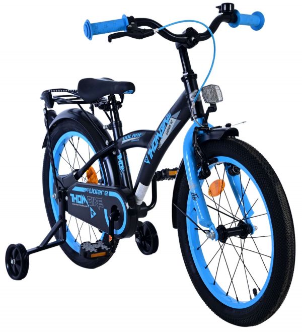Volare Thombike Kinderfiets - Jongens - 18 inch - Zwart Blauw