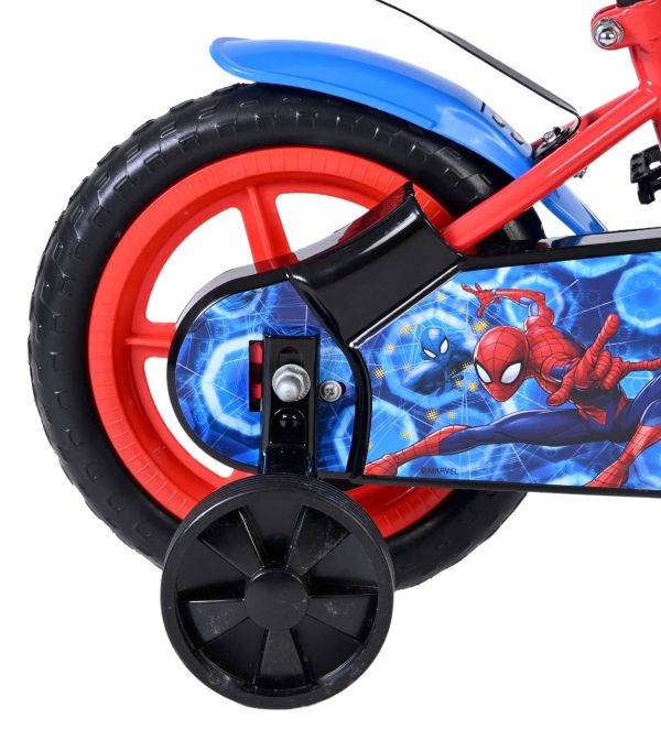 Spider-Man Kinderfiets - Jongens - Mag Wheels - 12 inch - Rood