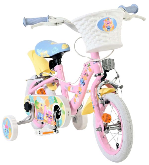 Koala Kinderfiets - Meisjes - 12 inch - Roze - Twee Handremmen