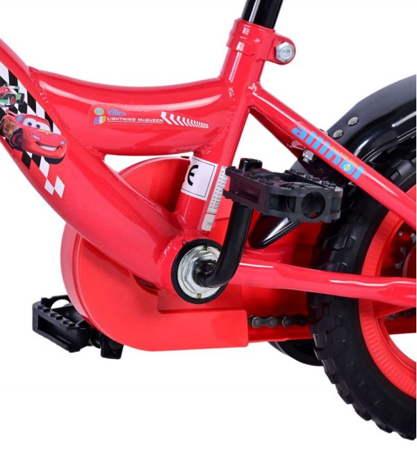 Disney Cars Kinderfiets - Jongens - 10 inch - Rood - Doortrapper Disney Cars Kinderfiets - Jongens - 10 inch - Rood - Doortrapper