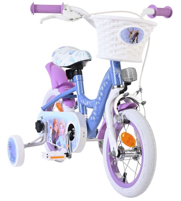 Disney Frozen 2 Kinderfiets - Meisjes - 12 inch - Blauw/Paars