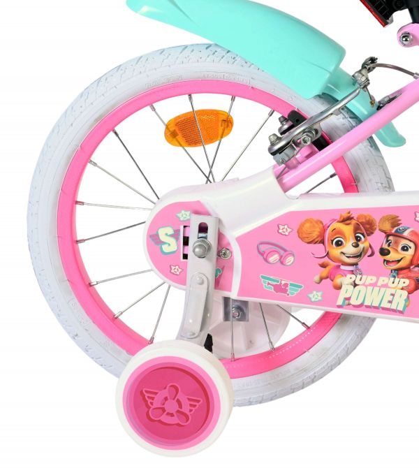 Paw Patrol Kinderfiets - Meisjes - 16 inch - Roze - Twee handremmen