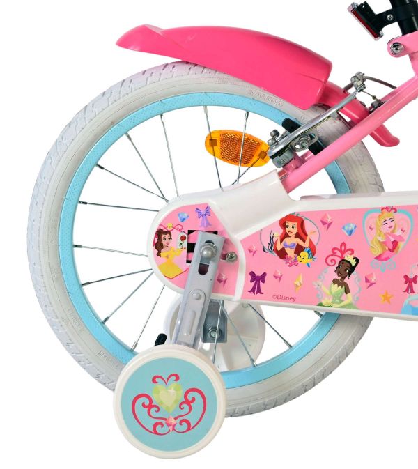 Disney Princess Kinderfiets - Meisjes - 16 inch - Roze - Twee Handremmen