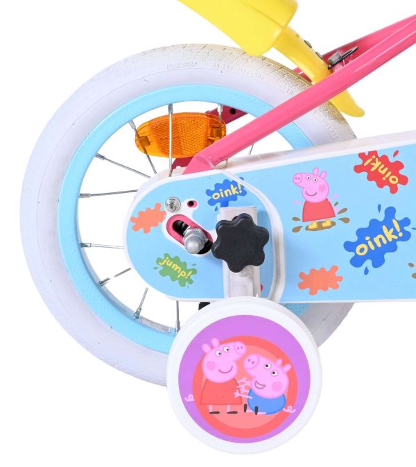 Peppa Kinderfiets - Meisjes - 12 inch - Roze