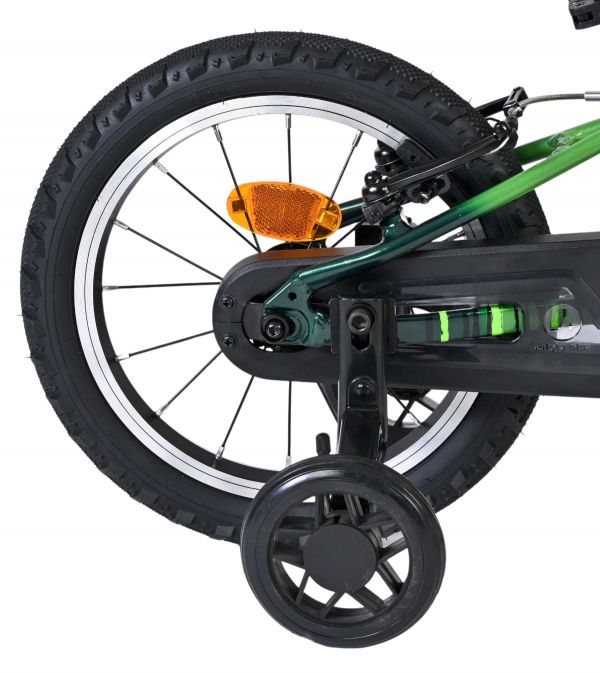 Volare Venom Kinderfiets - Jongens - 14 inch - Groen - Twee handremmen