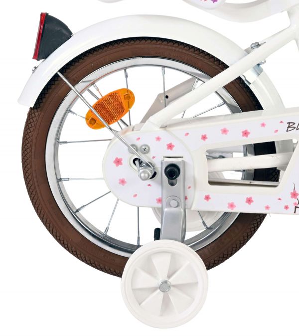 Volare Blossom Kinderfiets - Meisjes - 14 inch - Wit