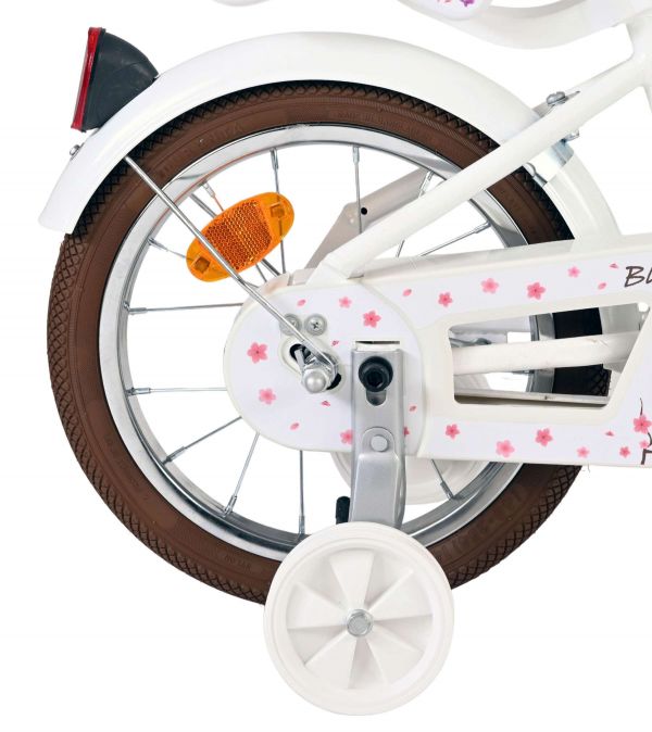 Volare Blossom Kinderfiets - Meisjes - 14 inch - Wit